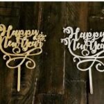 Cake Topper Happy New Year