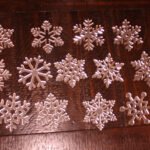 Snowflakes, Silver Mirror,  Different Style, Size