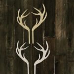 Deer Antlers Cake Topper